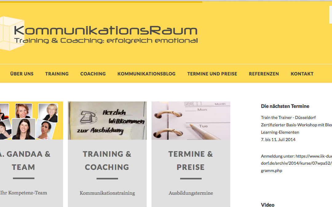 Webdesign Kommunikationsraum.info